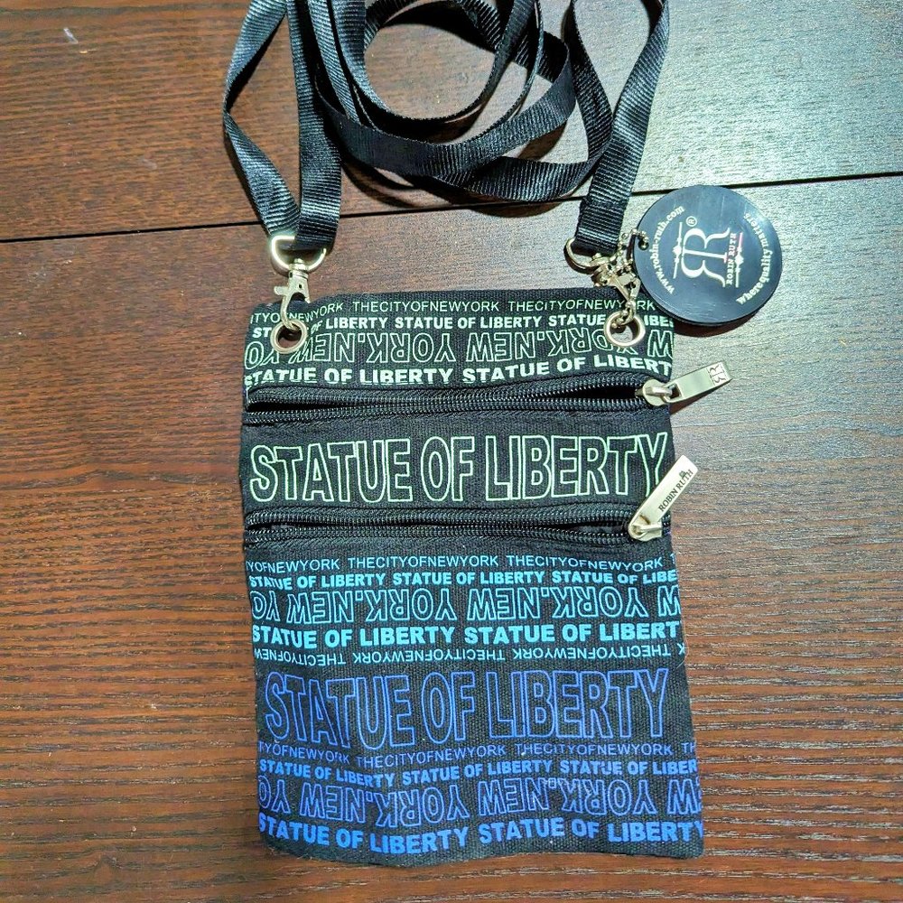 New York Handbag Robin-Ruth Zipper Pockets Statue of Liberty Anti-Theft